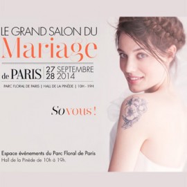 Direction Le Grand Salon du Mariage !