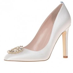 Chaussures Mariée Sarah Jessica Parker - Angelica in Duchess - $545